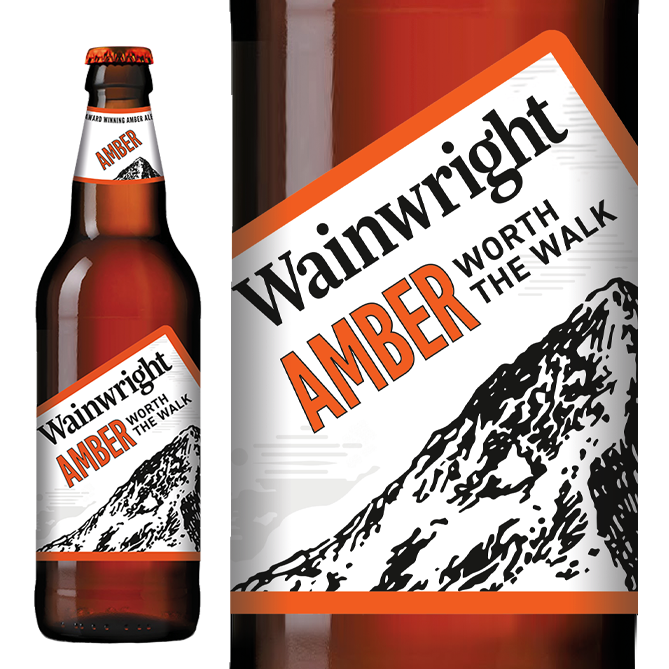 Wainwright Amber Beer Bottles 8 x 500ml