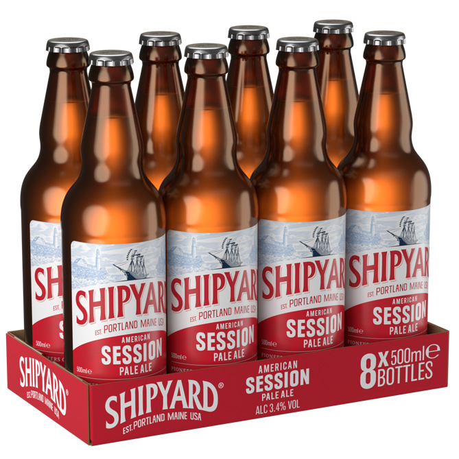 Shipyard American Session Pale Ale 8 x 500ml - Image 2
