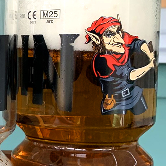 Hobgoblet Pint Glass - Design 4 - Image 2